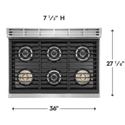 ELECTROLUX Cooktop Gas Stainless 36