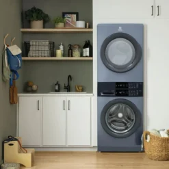 ELECTROLUX Spacemaker Laundry Tower, Denim Blue, 27