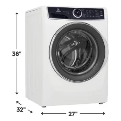 ELECTROLUX Washer & Dryer Kit, White, Front-Load - ELFW-ELFE75