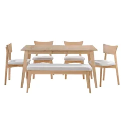 Extendable Rectangular Dining Table (48