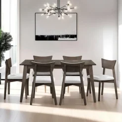 Extendable Rectangular Dining Table (48