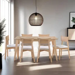 Extendable Rectangular Dining Table (48