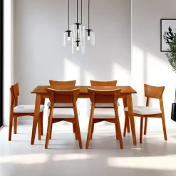 Extendable Rectangular Dining Table (54