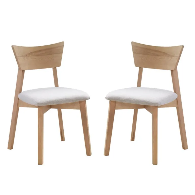 Extendable Rectangular Dining Table (54" to 70") with 6 Chairs - Greige