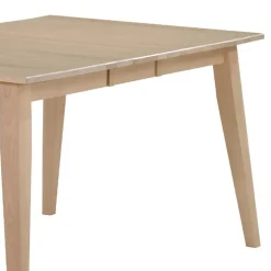 Extendable Rectangular Dining Table (54" to 70") with 4 Chairs and Bench - Greige