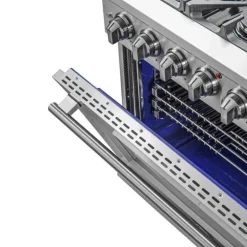 FORNO 36'' Gas Range Stainless 36