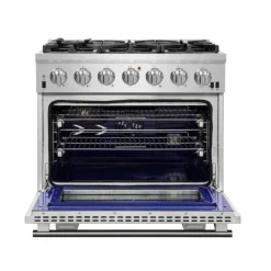 FORNO 36'' Gas Range Stainless 36