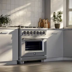 FORNO 36'' Gas Range Stainless 36