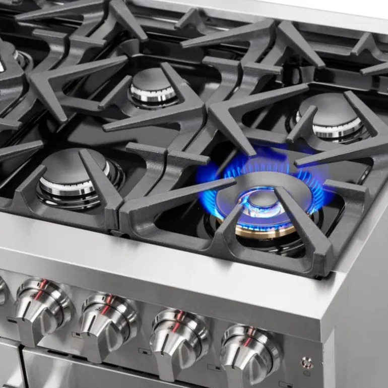 FORNO 36 In Gas Range Stainless 36" Electric Gas - FFSGS6325-36