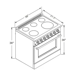FORNO 36 In Range Stainless 36