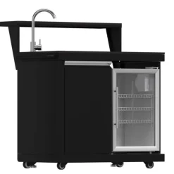 Forno All’Aperto Outdoor Kitchen with Pizza Oven, Plancha, Sink & Beverage Centre - 99 600 BTU