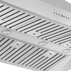 FORNO Chimney Range Hood Wall Mount Stainless 47.25