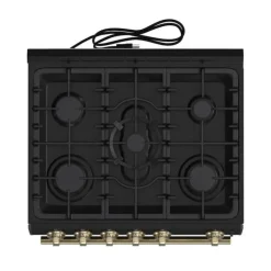 FORNO Gas Range Black 30