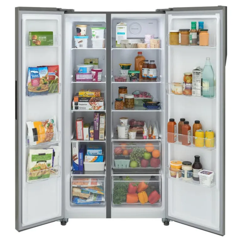 FRIGIDAIRE 21,4 Cu ft 36 In Refrigerator Stainless Side by side - FRSG2115AV