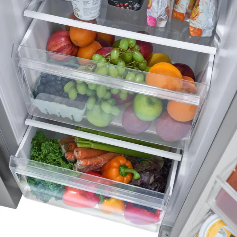 FRIGIDAIRE 21,4 Cu ft 36 In Refrigerator Stainless Side by side - FRSG2115AV