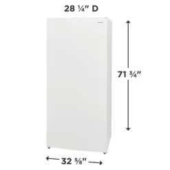FRIGIDAIRE 20 Cu Ft Freezer White, Vertical, 32
