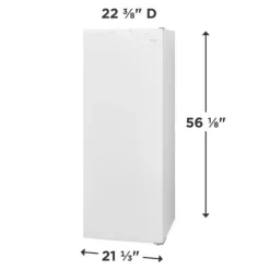 FRIGIDAIRE Convertible Freezer White, Vertical, 22