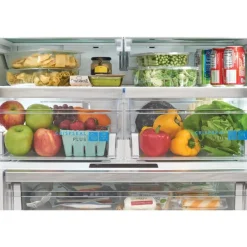 FRIGIDAIRE GALLERY 36 In 28,8 Cu Ft Refrigerator Stainless Bottom Freezer, French door - GRFN2853AF