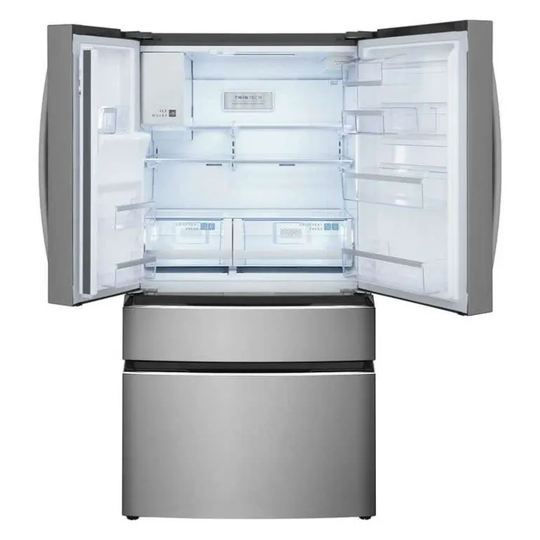 FRIGIDAIRE GALLERY 36 In 26,3 Cu Ft Refrigerator Stainless Bottom Freezer, French door - GRMS2773AF