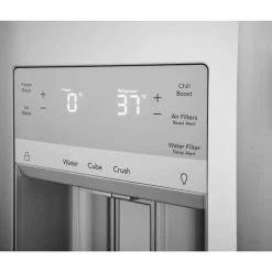FRIGIDAIRE GALLERY 36 In 26,3 Cu Ft Refrigerator Stainless Bottom Freezer, French door - GRMS2773AF