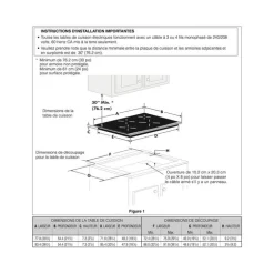 FRIGIDAIRE GALLERY 30 In Cooktop Induction Stainless 30