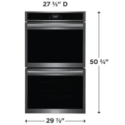 FRIGIDAIRE GALLERY Double Wall Oven Black Stainless  30