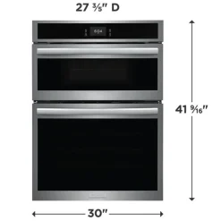 FRIGIDAIRE GALLERY Wall Oven and Microwave Combination Stainless  30"  Electric - GCWM3067AF