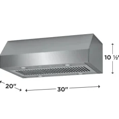 Frigidaire Professional Range Hood Built-in Stainless 30