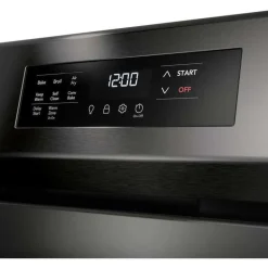 FRIGIDAIRE Range Black Stainless 30" Electric Glass-Ceramic - FCRE308CAD