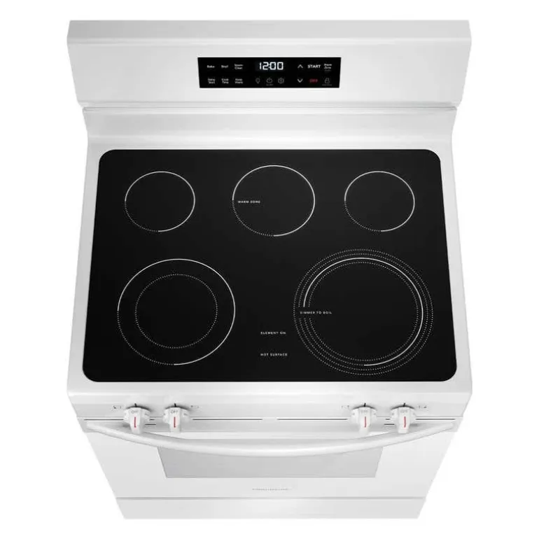 FRIGIDAIRE Range White 30" Electric Glass-Ceramic - FCRE306CAW