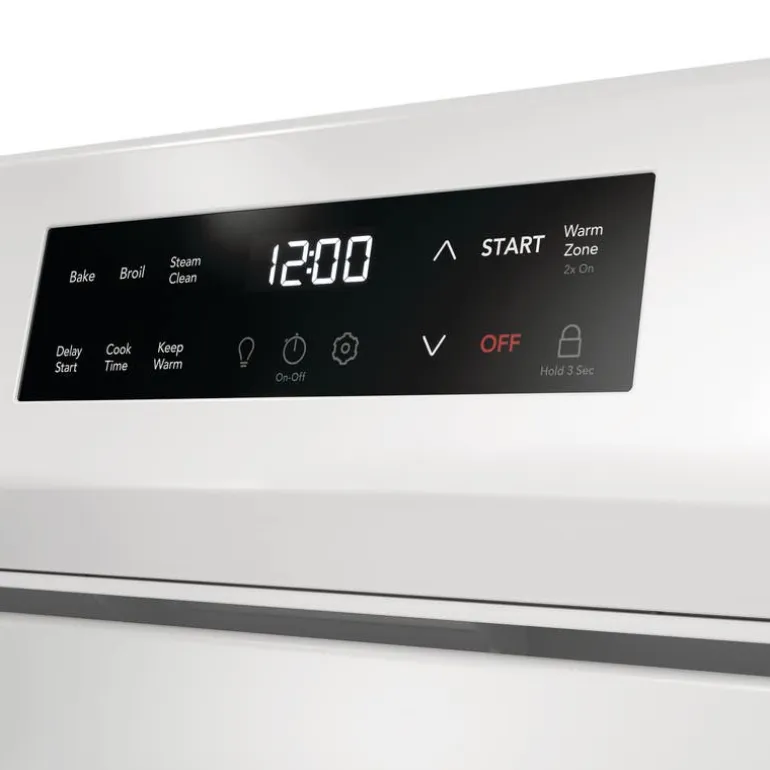 FRIGIDAIRE Range White 30" Electric Glass-Ceramic - FCRE306CAW