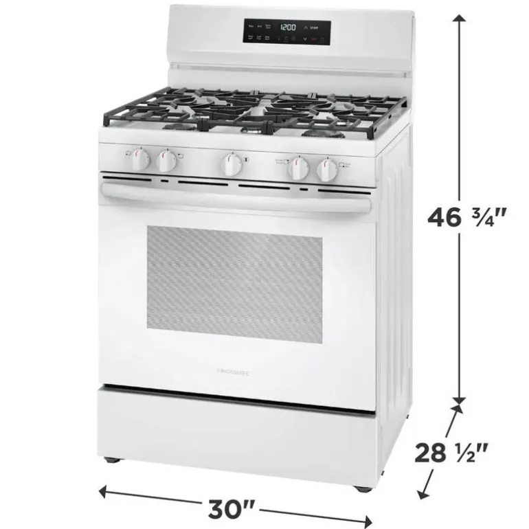 FRIGIDAIRE Range White 30" Electric Gas - FCRG3062AW