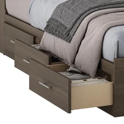 Full Bed with 6-Drawer Storage and Headboard (54