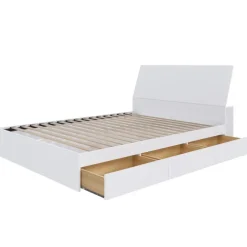 Full Bed with 3-Drawer Storage and Headboard (54