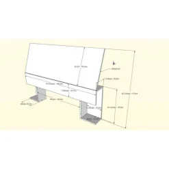 Full Bed with 3-Drawer Storage and Headboard (54") - Nexera