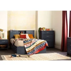 Full Bed with 3-Drawer Storage (54'') - South Shore