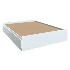 Full Bed with 6-Drawer Storage Headboard and Nightstand (54