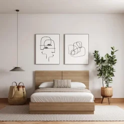 Full Bed with Headboard (54