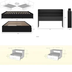 Full Bedroom Set with Storage (54