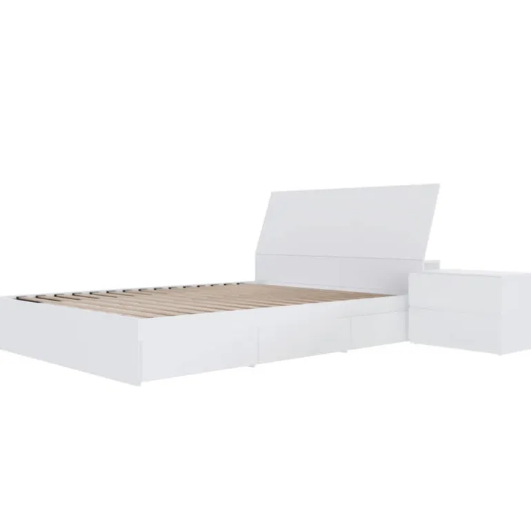 Full Bedroom Set with Storage (54") - 3pcs - Nexera