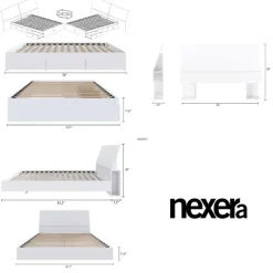 Full Bedroom Set with Storage (54