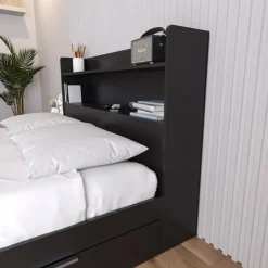 Full Bookcase Headboard - Nexera