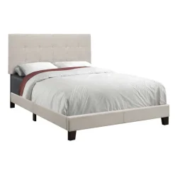 Full Linen Bed with Headboard (54