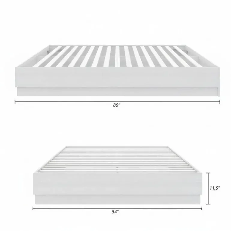 Full Platform Bed (54") - Nexera