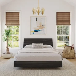 Full Platform Bed and Headboard (54