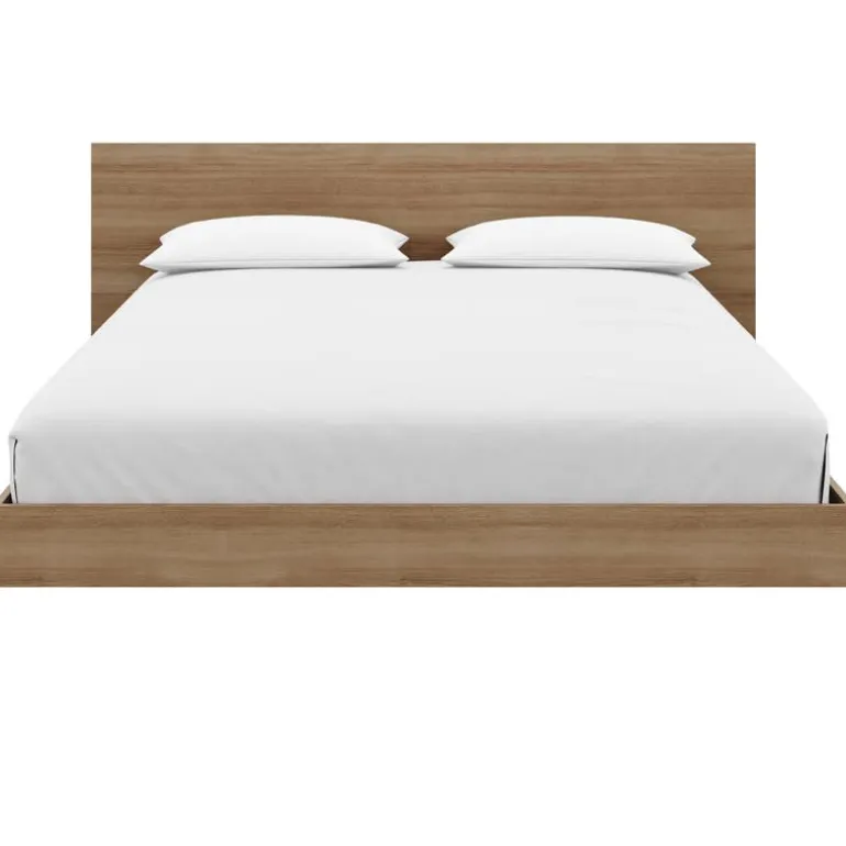 Full Platform Bed with Headboard (54") - Nexera
