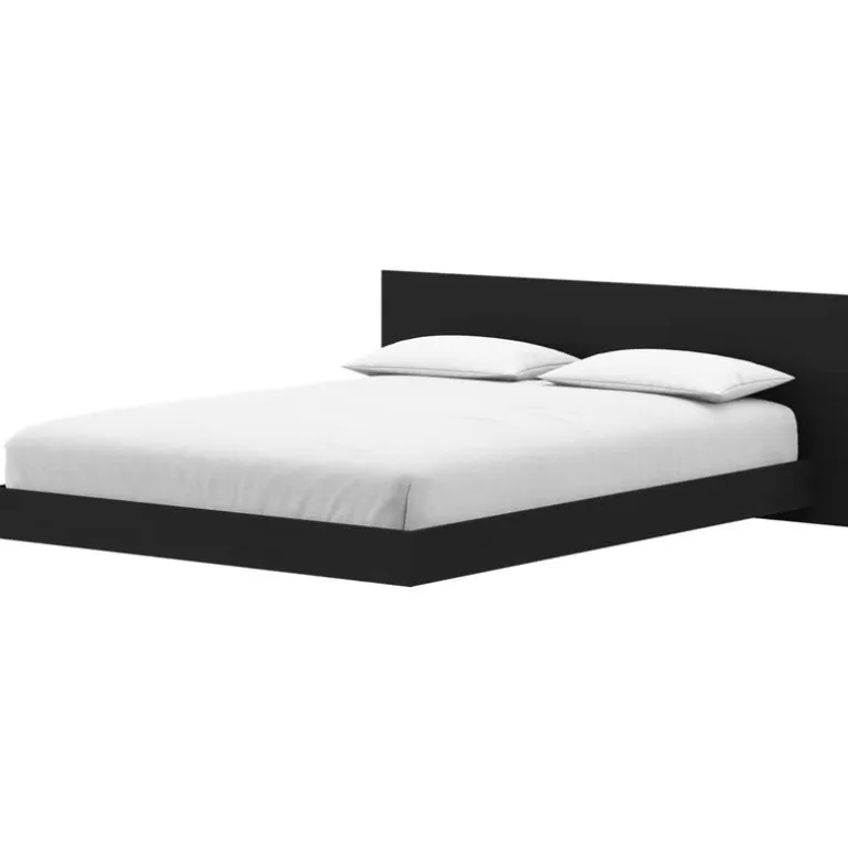Full Platform Bed with Headboard (54") - Nexera