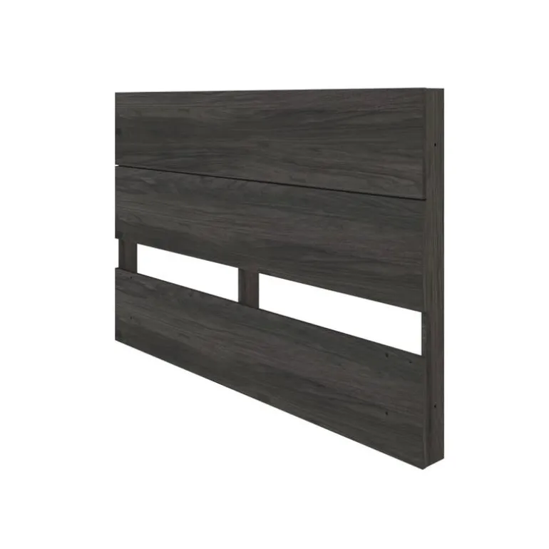 Full Size Panel Headboard, Bark Grey - Nexera