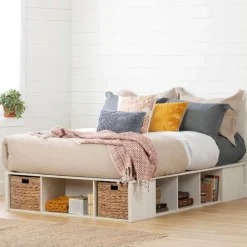 Full Storage Bed and Baskets (54