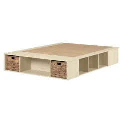 Full Storage Bed with Baskets (54